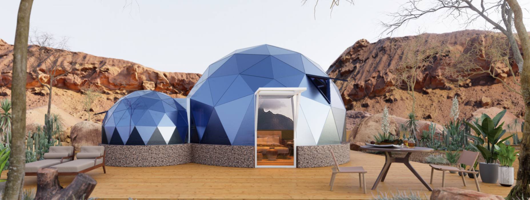 正阳县球形智能光伏玻璃星空房